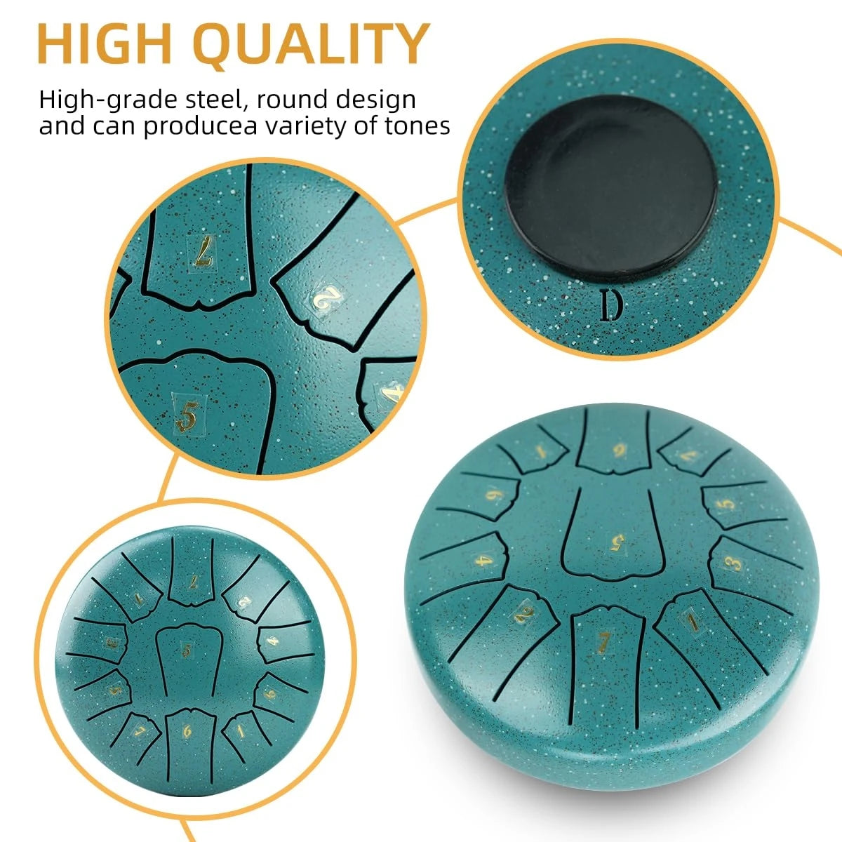 Portable Handpan Drum